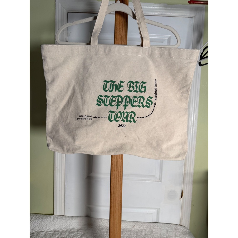 Kendrick Lamar Big Steppers Tour 2022 Canvas Tote Bag Rich Spirit Broke Phone